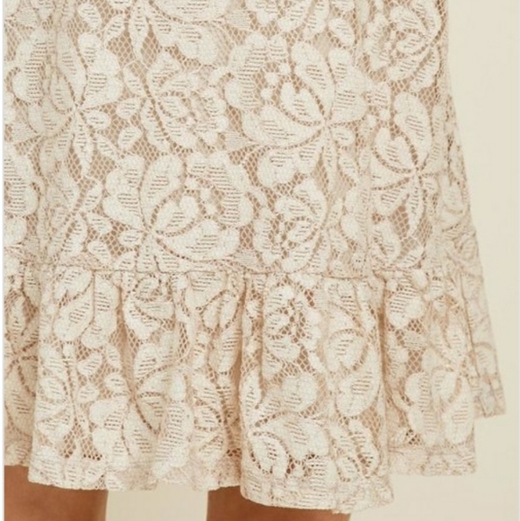 Lace Ruffle Hem Swing Dress - Picture 8 of 8